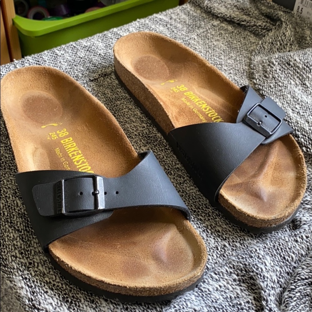 Birkenstock Madrid black leather sz. 38